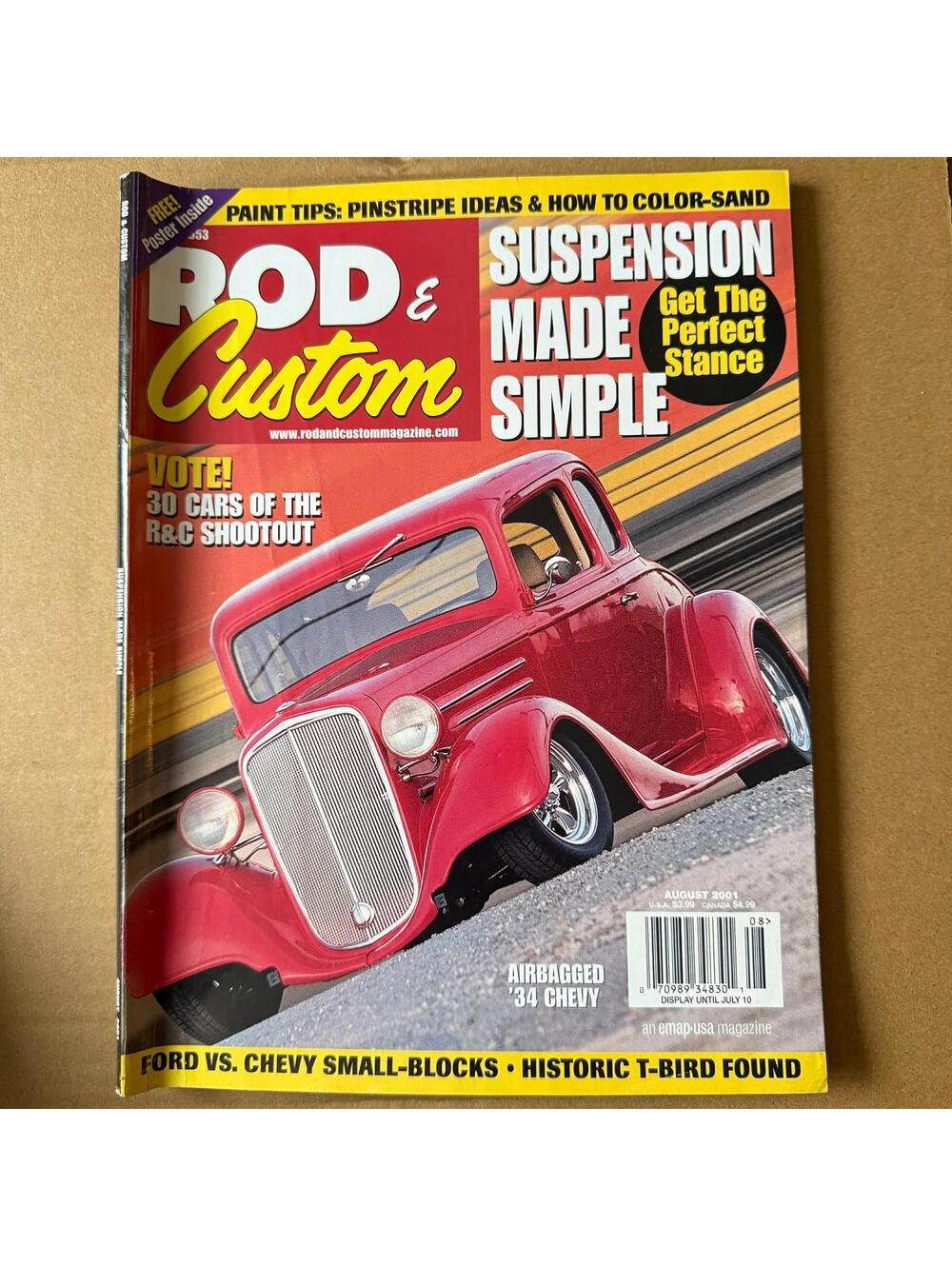 Vintage Hot Rodder Chevy Auto Magazine Custom Rodder B2